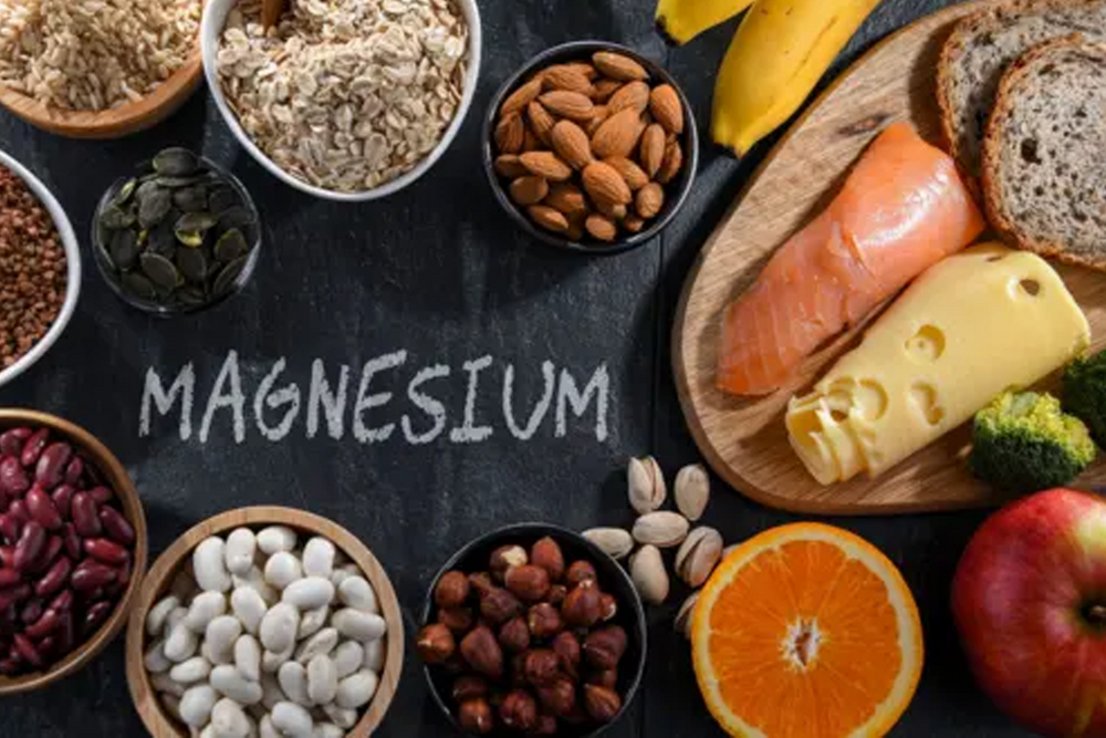 Which food is richest in magnesium?