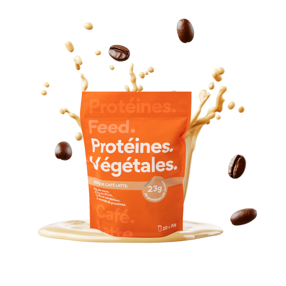 Pack of 5 sachets. Vegetable protein.