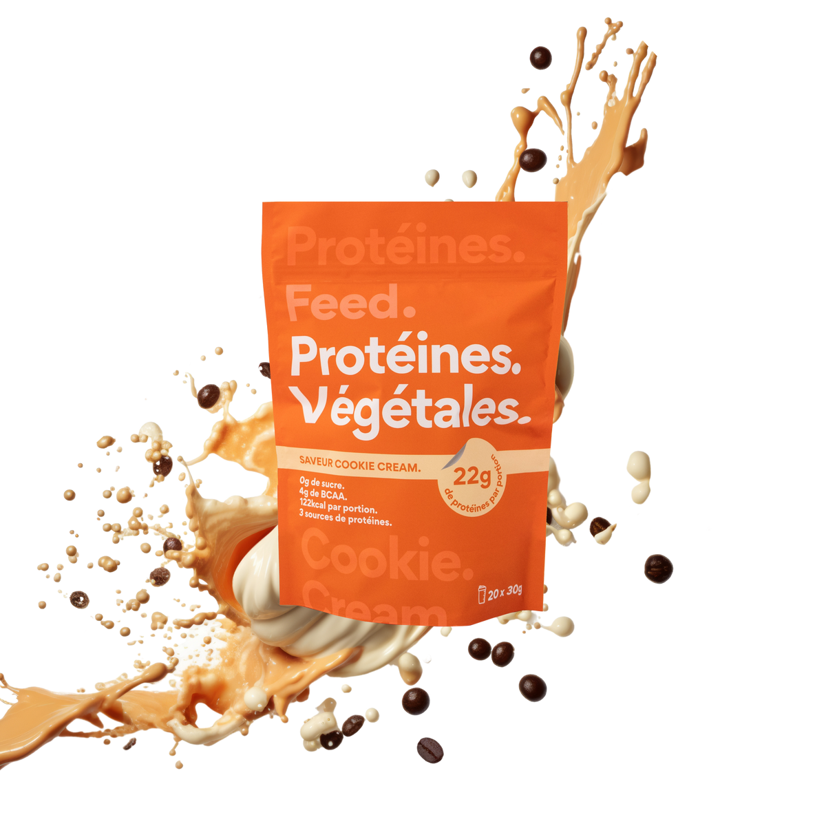 Pack of 5 sachets. Vegetable protein.