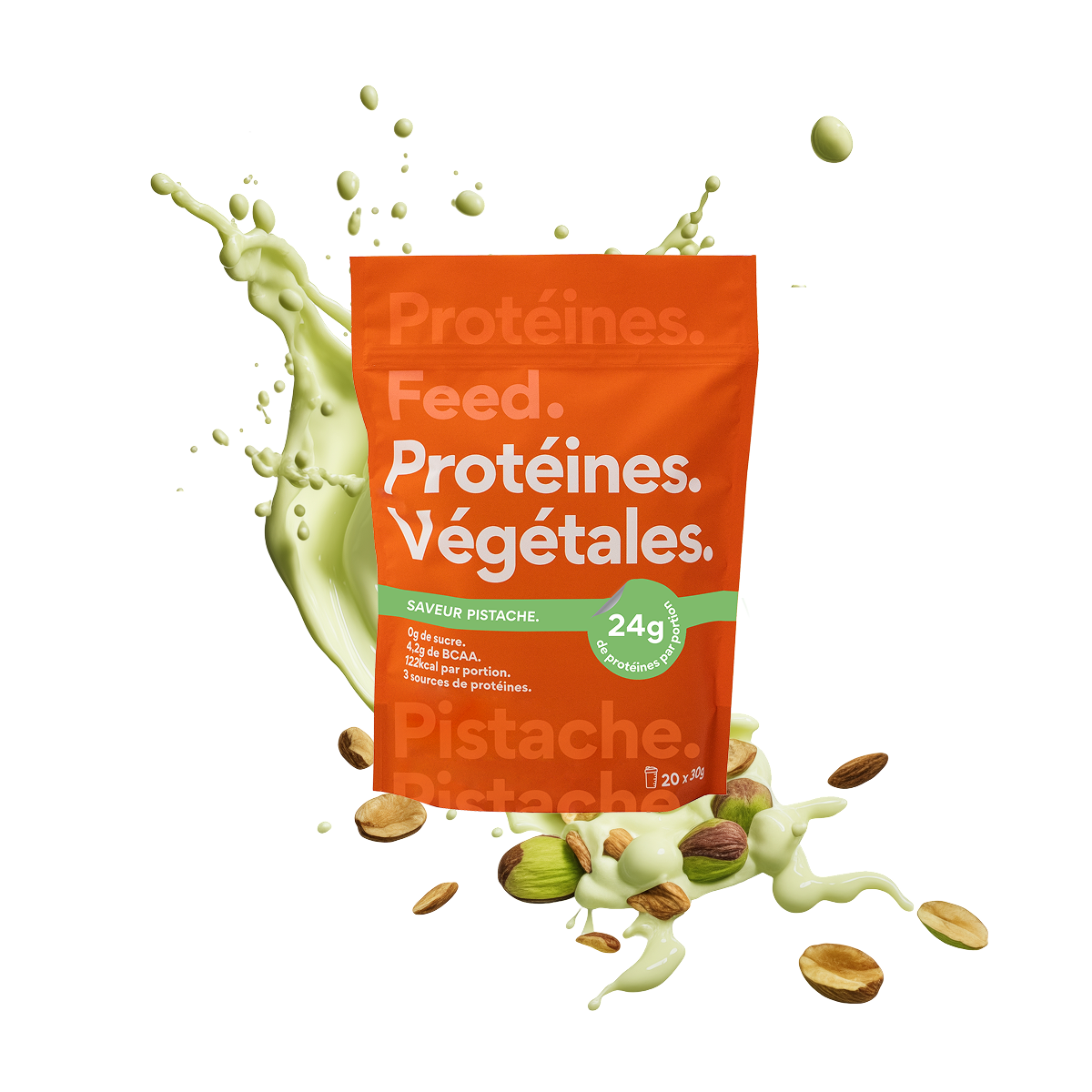Pack 5 sachets. Protéine Végétale.