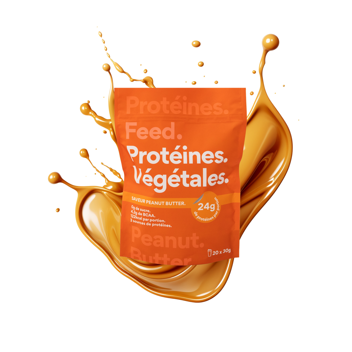 Pack of 5 sachets. Vegetable protein.