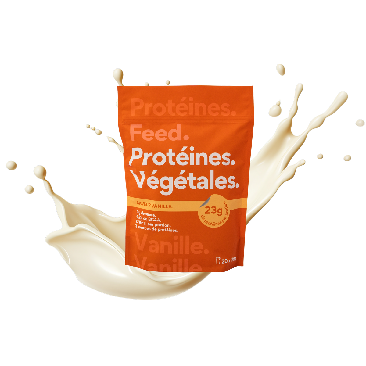 Pack of 5 sachets. Vegetable protein.