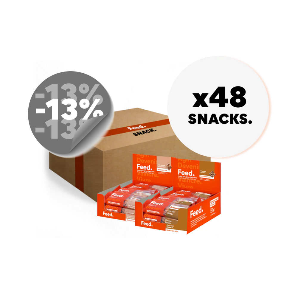 Grand format 48 snacks. Cétogènes.