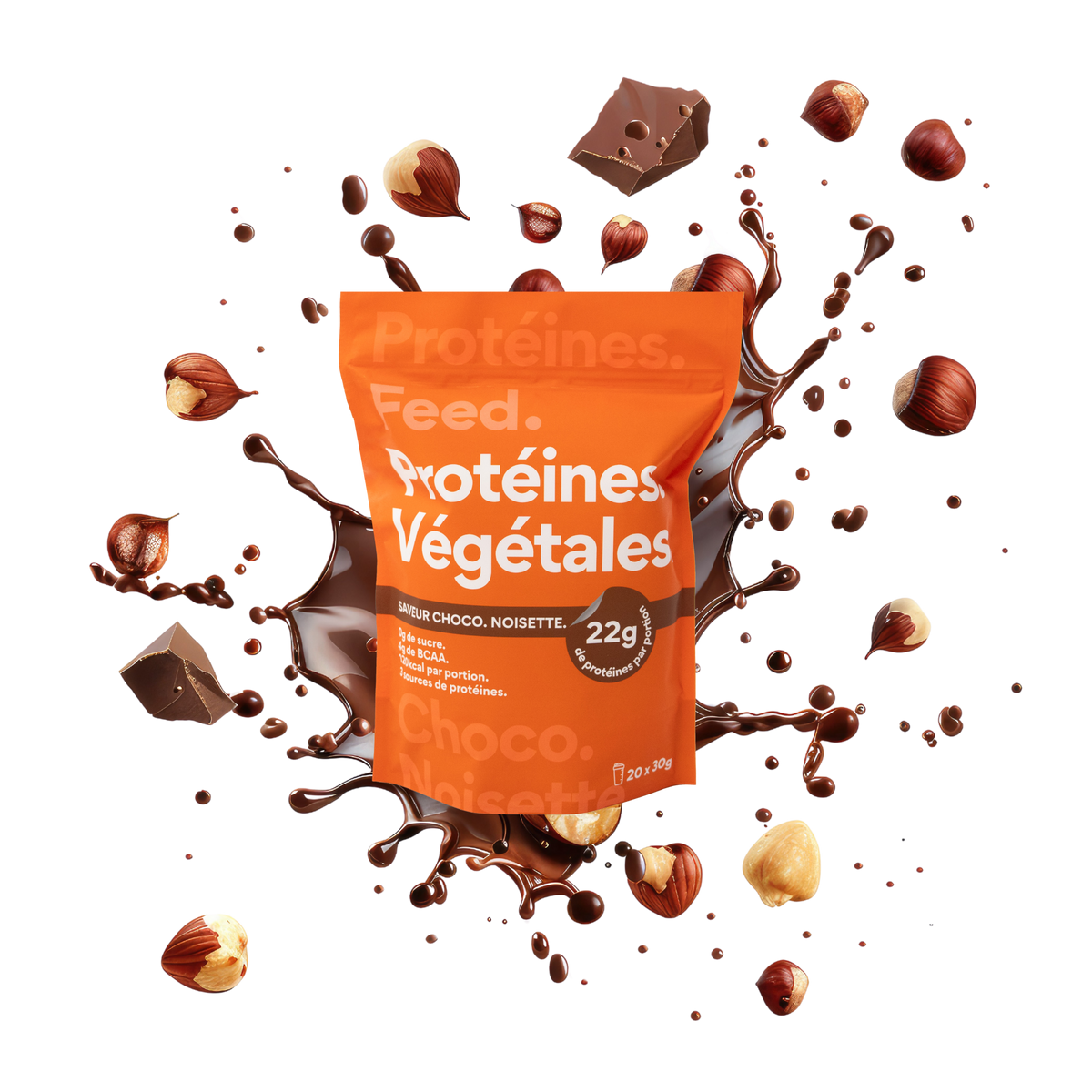 Pack 4 sachets. Protéine Végétale.