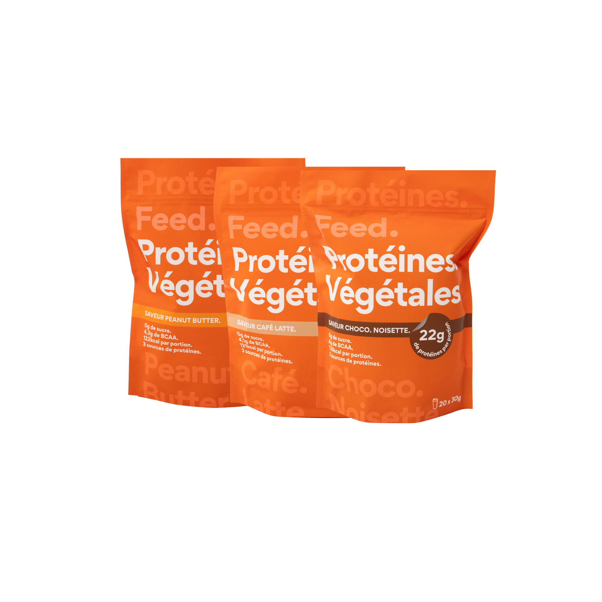 Pack 3 sachets. Protéine Végétale.